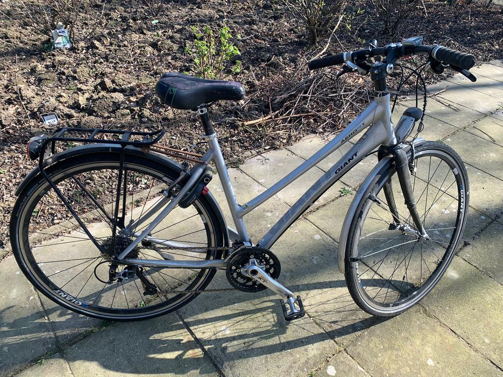 Giant lichtgewicht dames fiets. Framehoogte 51, Ophalen, 28 inch, Aluminium, 49 tot 53 cm