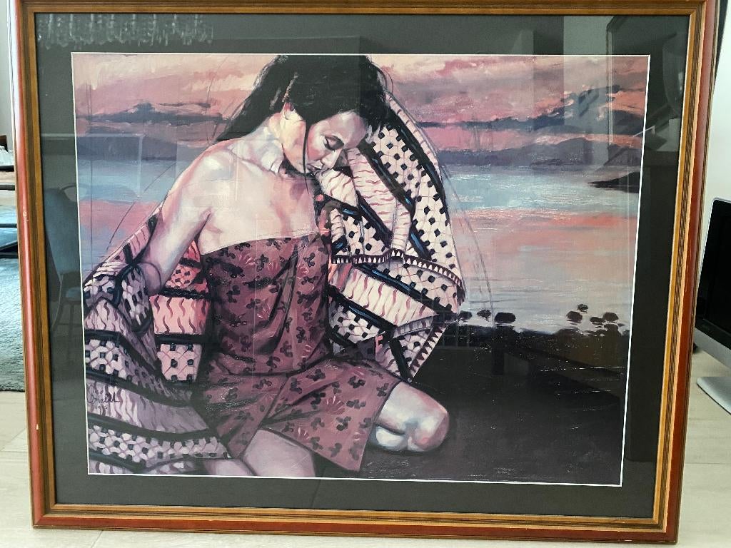 schilderij nico vrielink, Ophalen