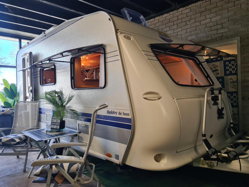 HOBBY DE LUXE 440 SF 2007 / MOVER / UNICO TORINO LUIFEL, Caravans en Kamperen, Kachel, Hobby, Bedrijf, Treinzit