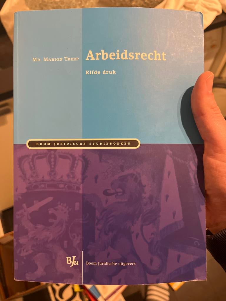 Arbeidsrecht - Mr. Marion Treep (Elfde druk), Boeken, Ophalen of Verzenden, Gamma, Gelezen, HBO