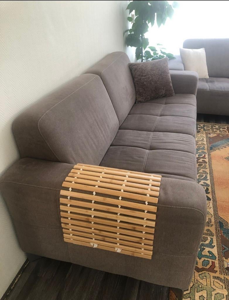 2x 3-zits bank, grijs, Ophalen