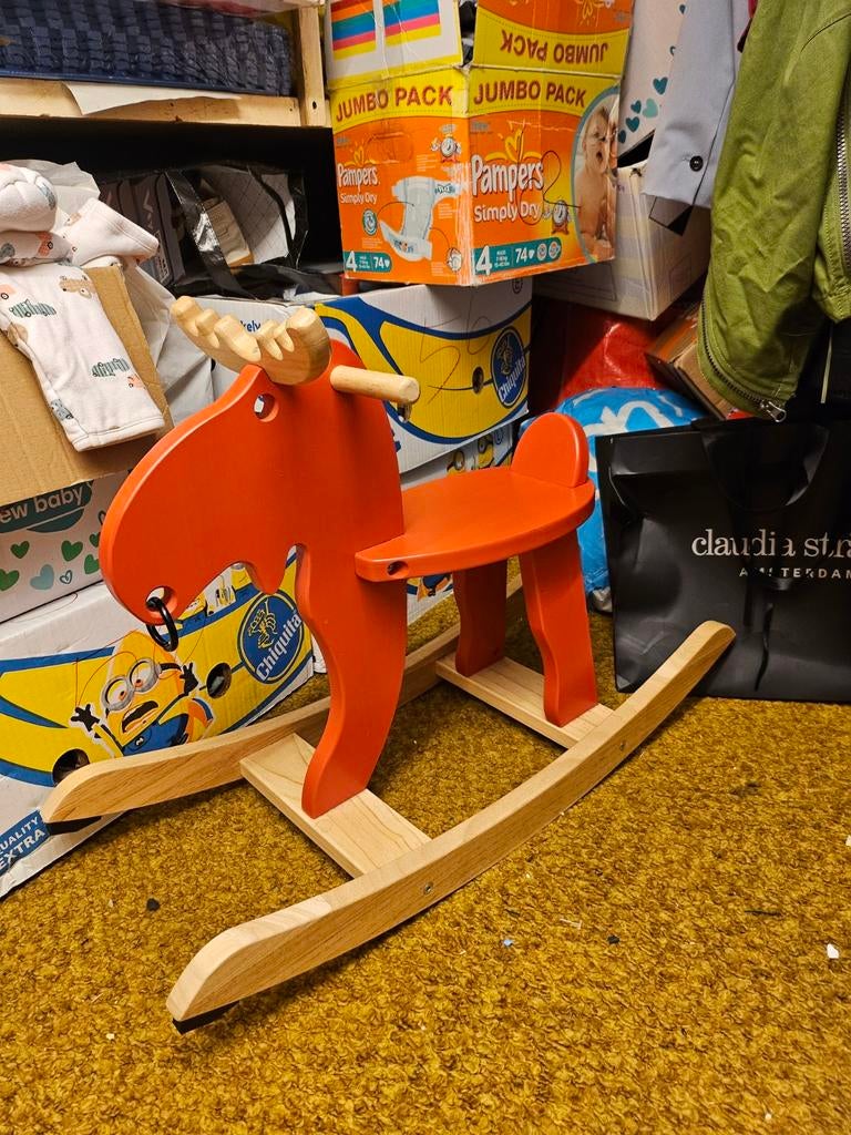 Hobbelpaard zo goed als nieuw, Ophalen, Zo goed als nieuw, Jongen of Meisje