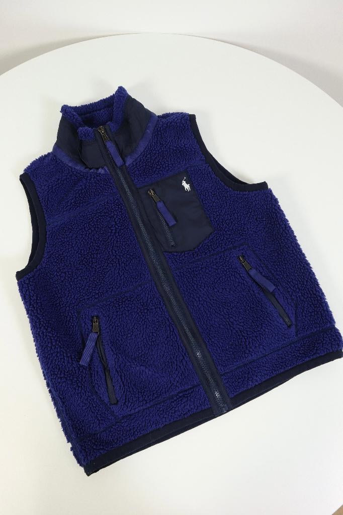 Ralph Lauren teddy bodywarmer - XS, Kleding | Heren, Bodywarmers, -, Blauw, -, Ralph Lauren