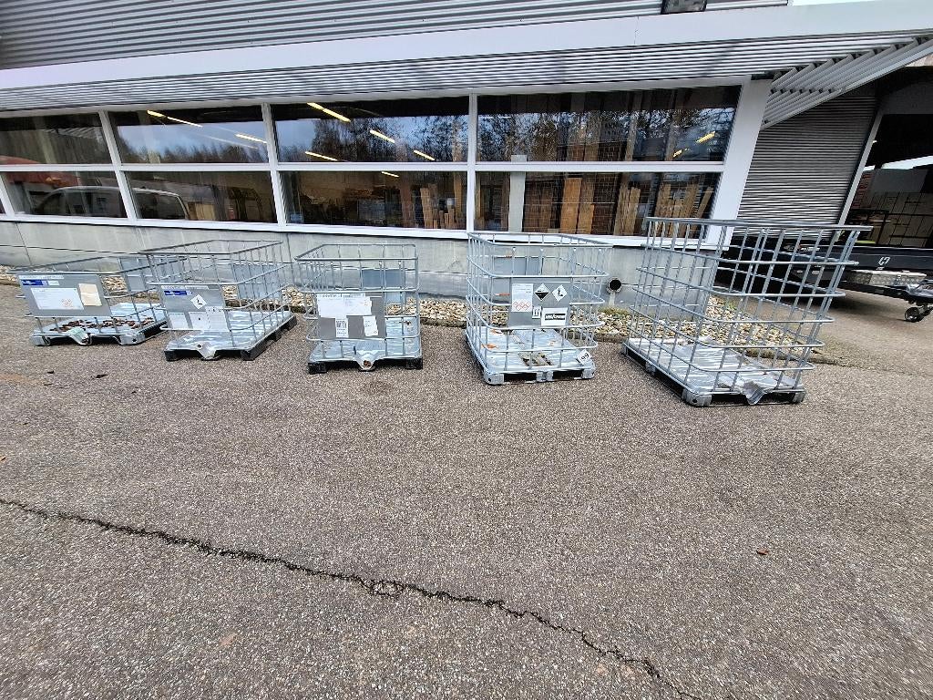 IBC kratten tbhv haardhout, diverse soorten, maten, prijzen, Tuin en Terras, Haardhout, Minder dan 3 m³, Ophalen, Overige houtsoorten