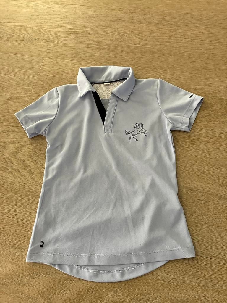 Paard rij shirt kleding fouganza decathlon - maat 125-130, Dieren en Toebehoren, Paardrijkleding, Kinderen, Dressuur, Ophalen of Verzenden