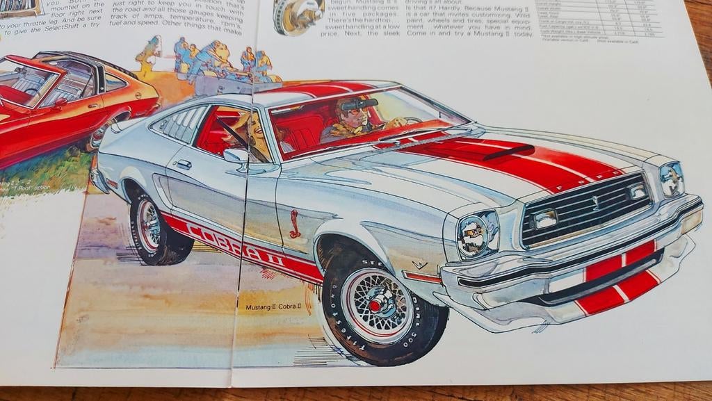 Bijzondere Ford  USA folder o.a. Mustang - Pinto, Ophalen of Verzenden, Zo goed als nieuw, Overige merken