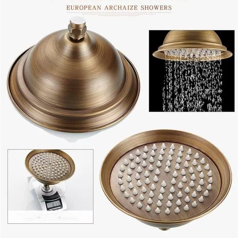 Regendouche Klassiek BRONS Landelijk Koper Mengkraan Douche, Ophalen of Verzenden, Nieuw, Koper, Douche