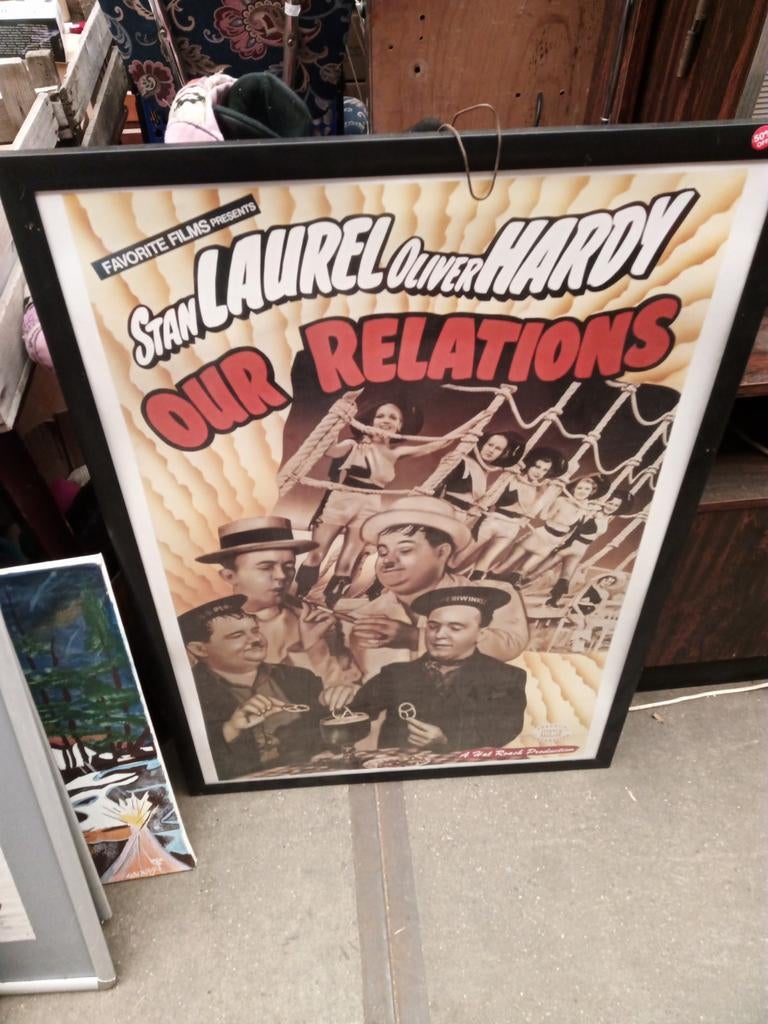 Stan Laurel Oliver Hardy our relations, ., Ophalen of Verzenden, Zo goed als nieuw, .