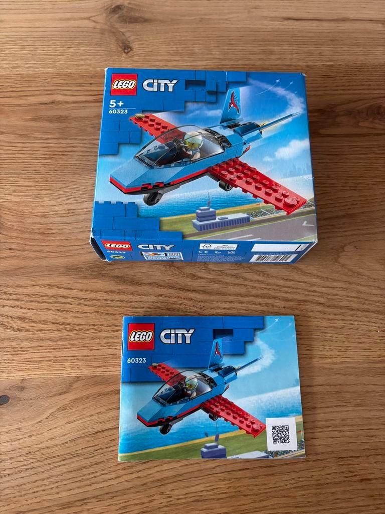 Lego City 60323 Stuntvliegtuig, Lego, Ophalen of Verzenden, Complete set, Inclusief instructies