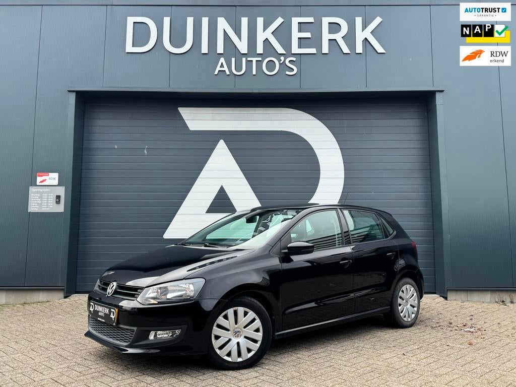 Volkswagen Polo 1.2 Easyline | Airco | NAP, Auto's, Voorwielaandrijving, Euro 5, Zwart, 60 pk