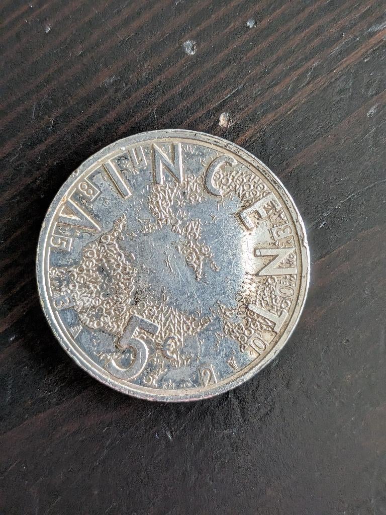 een zilveren 5 gulden munt 2003, Postzegels en Munten, Munten | Nederland, Zilver, Ophalen of Verzenden, Losse munt, 5 gulden