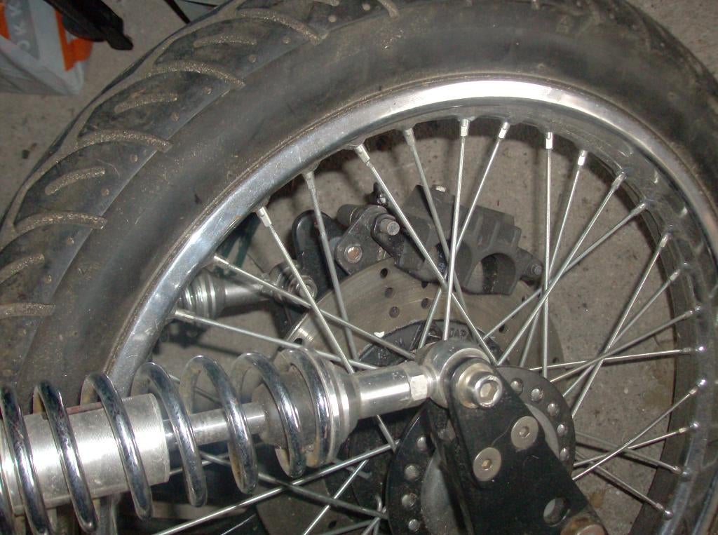 Chopper voorvork, Motoren, Ophalen, Gebruikt