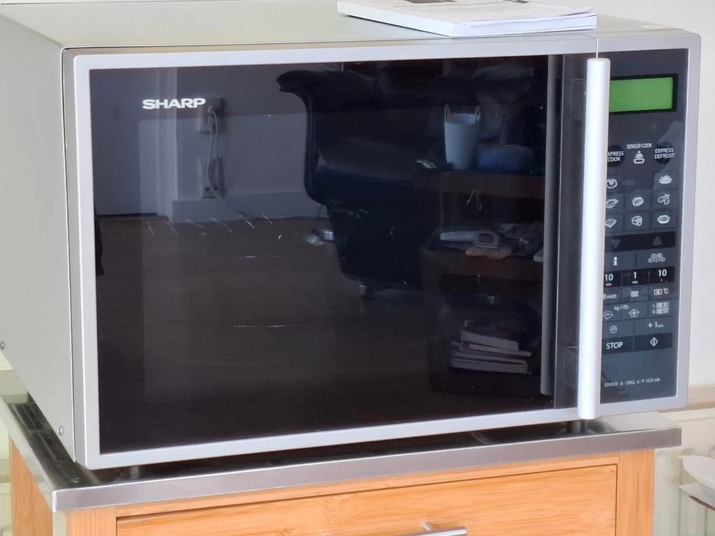 Sharp Combi Magnetron R-961 INW, Ophalen, Combimagnetron, Gebruikt, Hete lucht