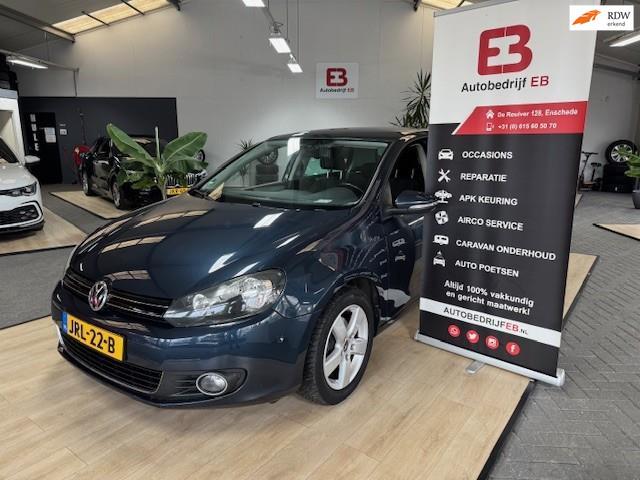 Volkswagen GOLF 1.4 TSI -DSG- Inparkeersysteem- Cruise-, Euro 5, Gebruikt, Blauw, 122 pk