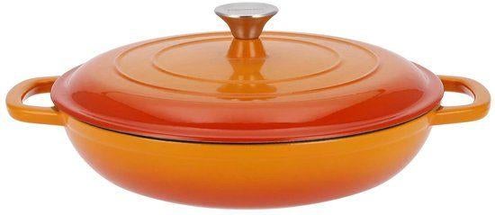 GIETIJZEREN PAN 3.7L / 30 CM MERK SILVERCREST VAN 54 VOOR 25, Gietijzer, ., Nieuw, Ophalen of Verzenden