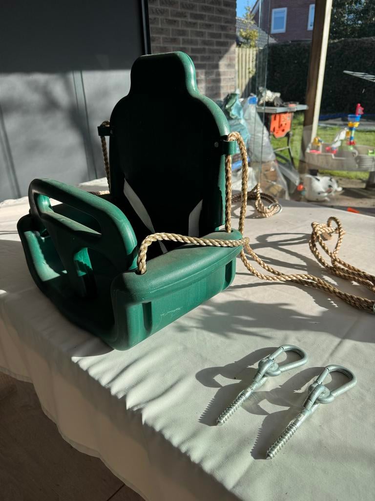 Groene babyschommel, Ophalen, Zo goed als nieuw