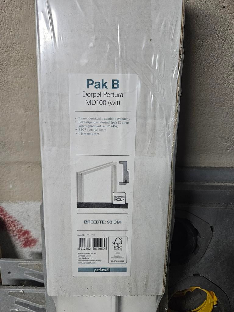 Pertura Dorpel MD100 (wit) - Nieuw in verpakking, Doe-het-zelf en Verbouw, Ophalen, 80 tot 100 cm, Binnendeur, Minder dan 200 cm