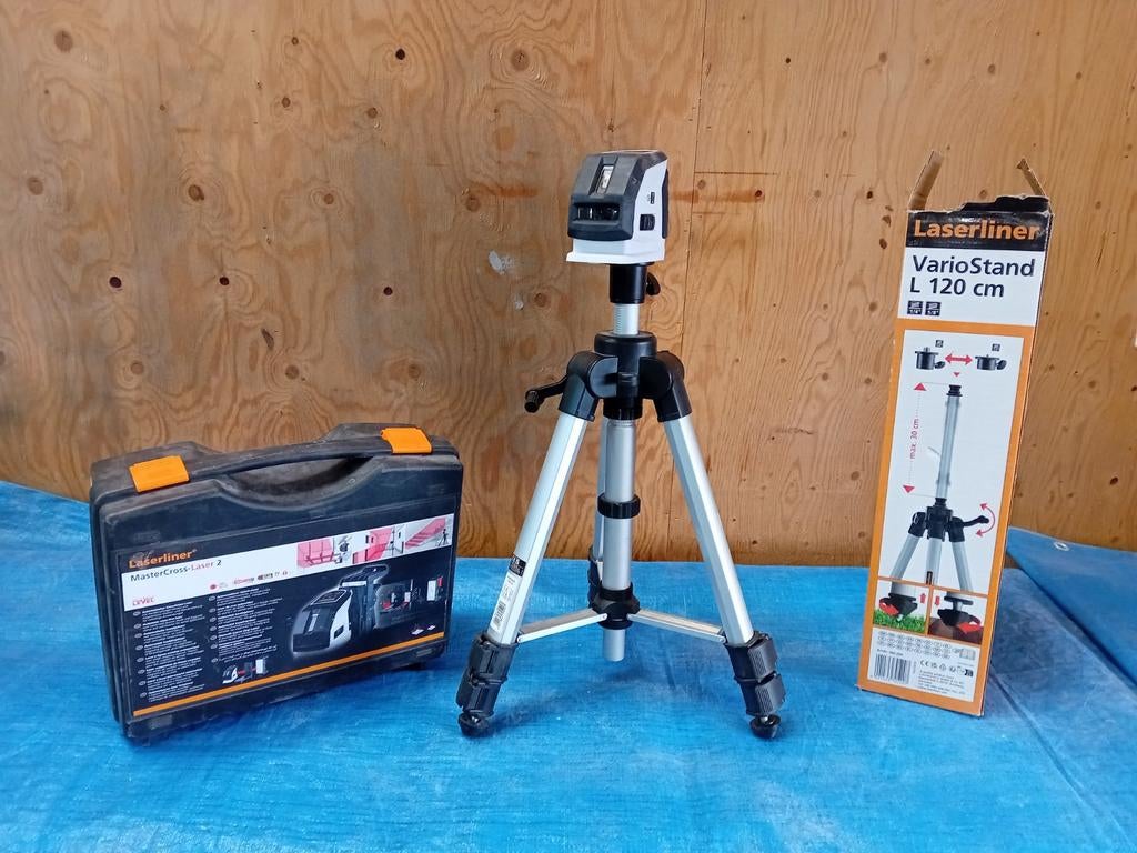 Laserliner MasterCross-Laser 2 met VarioStand L 120 cm, Ophalen of Verzenden