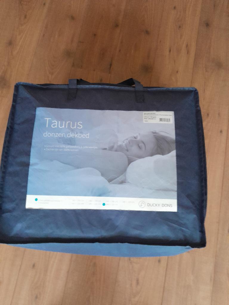 Ganzendons dekbed lits-jumeaux 220/240, Ophalen, Wit, Tweepersoons, Deken of Dekbed