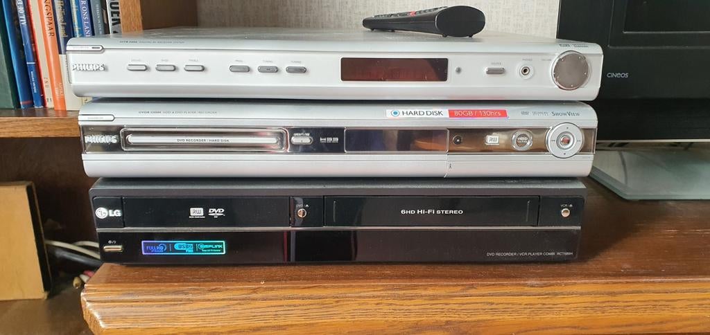 Philips DVDR 3300H HDD DVD speler/recorder, Ophalen, Philips, Met harddisk, Dvd-recorder