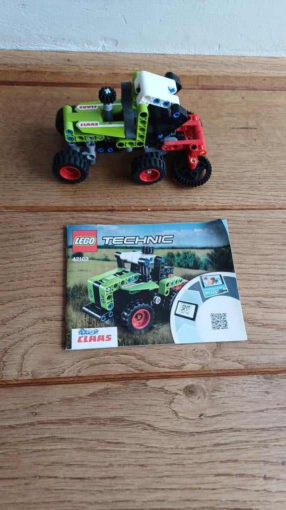 Lego Technic 42102 Mini Claas Xerion, Ophalen of Verzenden, Zo goed als nieuw, Complete set, Lego