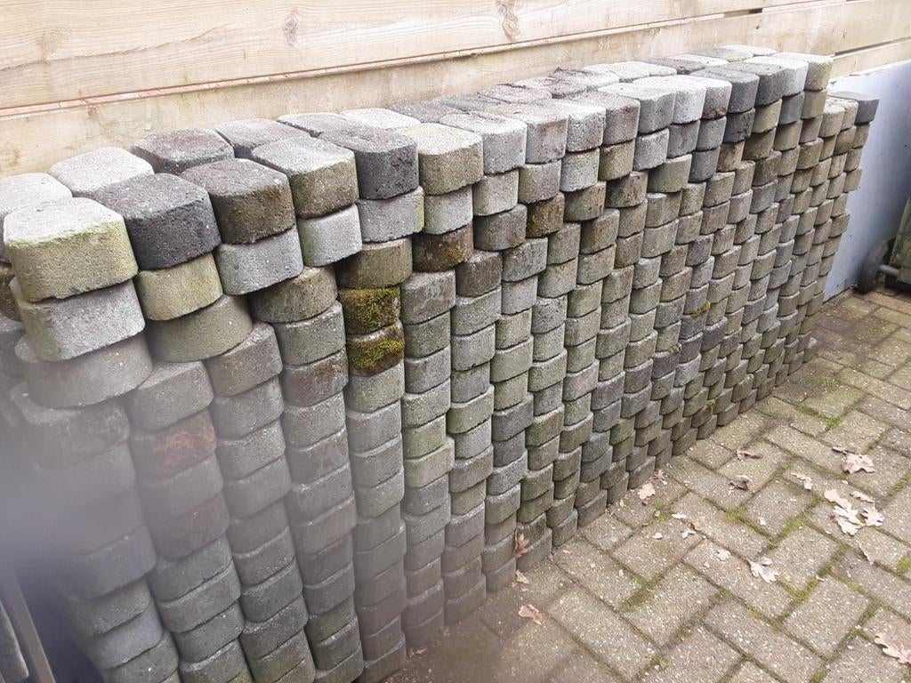 Terrasstenen, Tuin en Terras, Ophalen, Gebruikt, Overige materialen