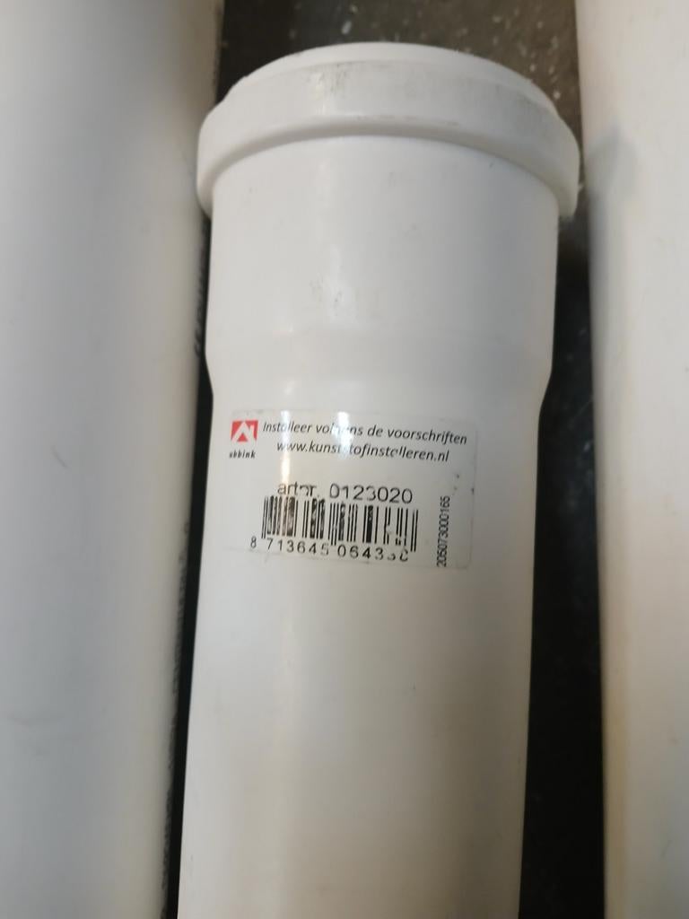 Witte regenpijp en hulpstukken nieuw, Afvoer, Pvc, Nieuw, Ophalen of Verzenden