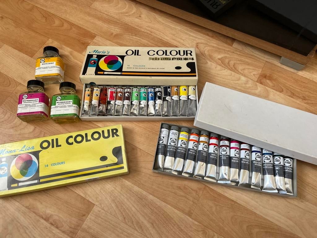 Olieverf - Talens (Van Gogh), Mona-Lisa, Marie’s Oil, Hobby en Vrije tijd, Ophalen, Zo goed als nieuw