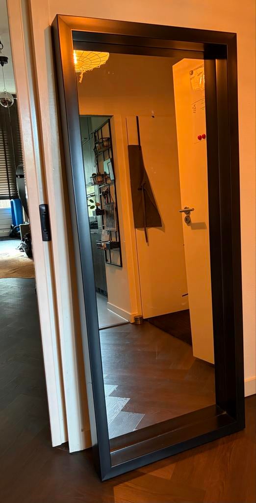IKEA SANDTORG spiegel 75x180cm zwart, Huis en Inrichting, Woonaccessoires | Spiegels, Ophalen, Nieuw, 75 tot 100 cm, 150 tot 200 cm