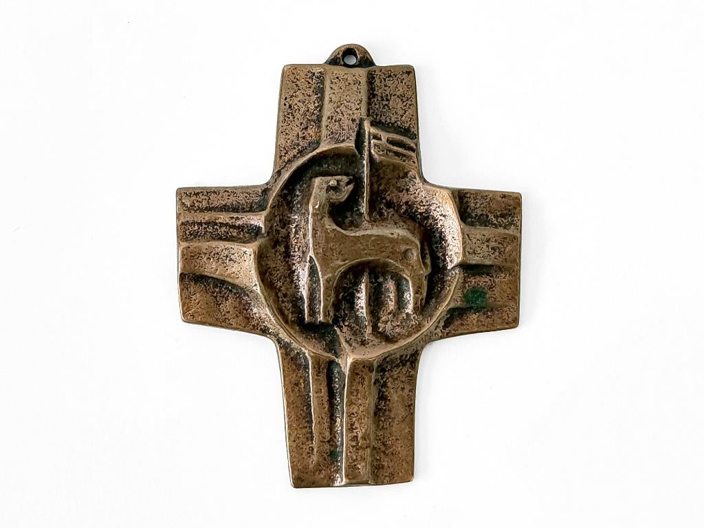 bronzen kruis Egino G. Weinert, Verzenden, Gebruikt, Overige typen