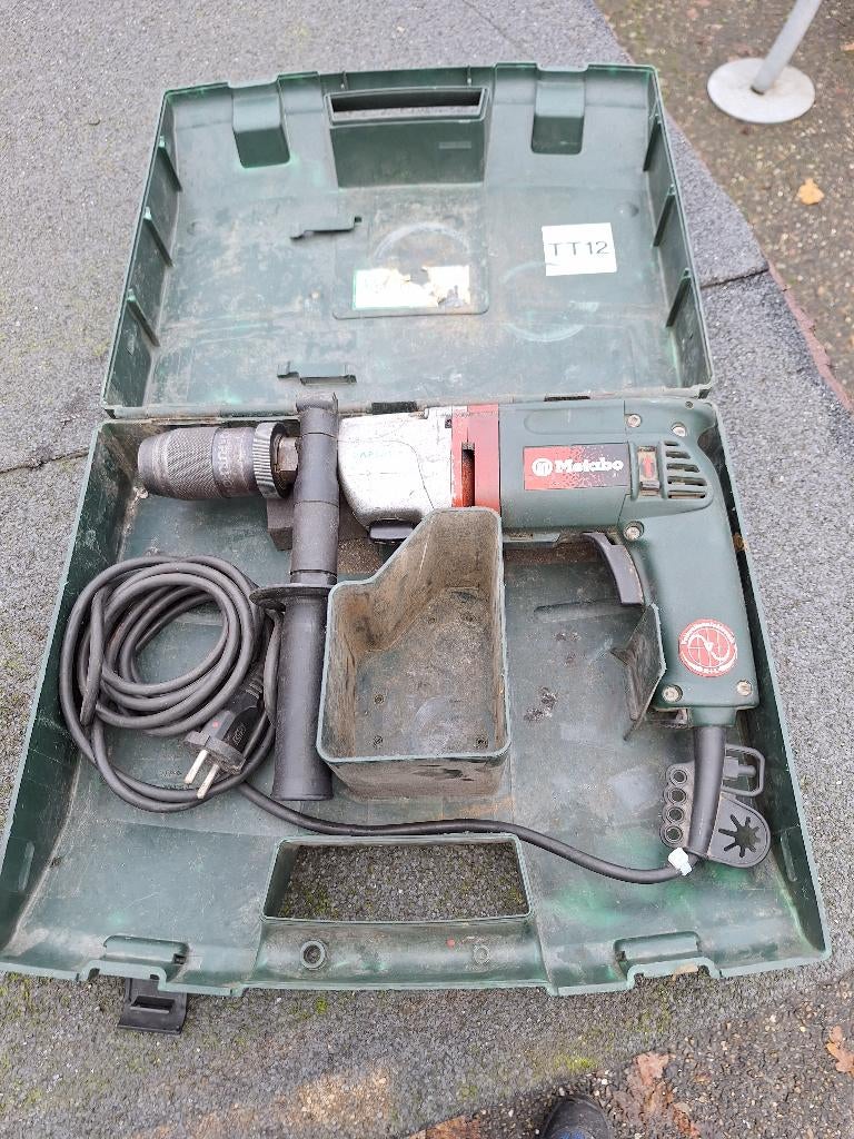 Metabo boormachine, Variabele snelheid, Ophalen, Boormachine, Gebruikt
