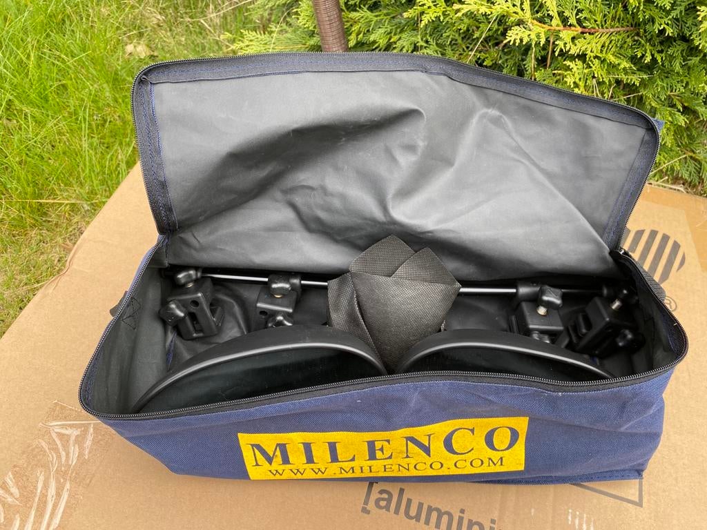 Milenco Opzet spiegels zgan incl opbergtas, Ophalen of Verzenden, Zo goed als nieuw