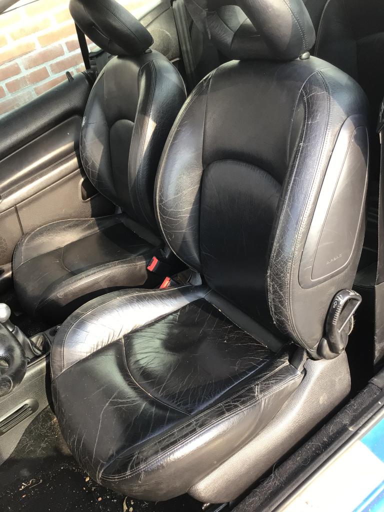 ZWART LEDEREN INTERIEUR PEUGEOT 206 CC in NETTE STAAT, Auto-onderdelen, Niet ingevuld, Gebruikt, Niet ingevuld, Ophalen of Verzenden