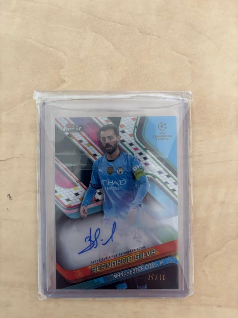 Bernardo Silva Topps 7/10 Champions League kaart, Ophalen of Verzenden, Zo goed als nieuw, Buitenlandse clubs, Spelerskaart