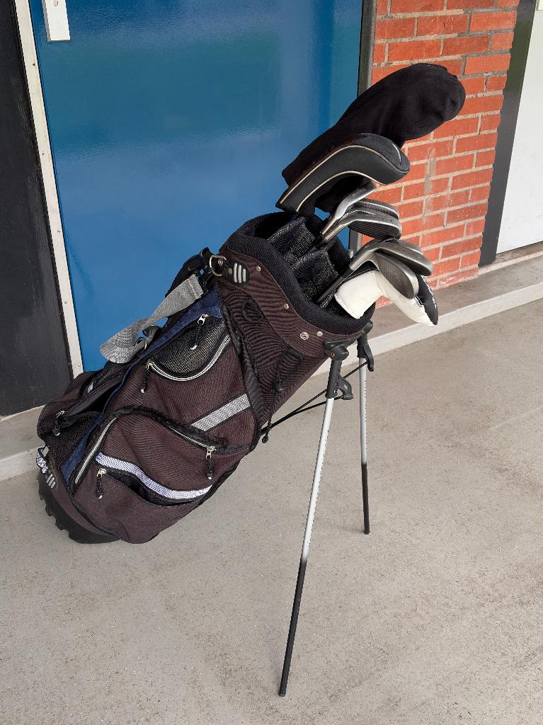 Budget Beginner Golf Set 11 clubs and TaylorMade Driver, Ophalen, Gebruikt, Set, Overige merken