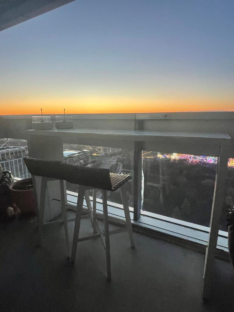 Tuin balkon bartafel, Ophalen, Gebruikt, Rechthoekig, Hout