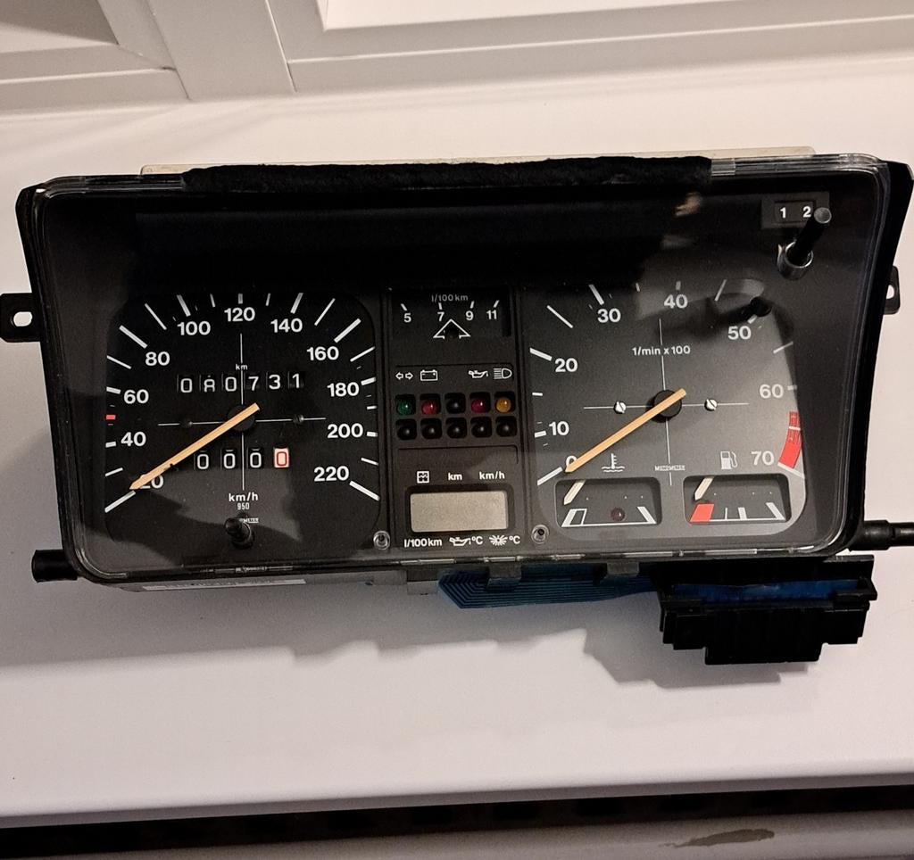 GOLF1 gti tellerklok tellerbak mfa vag golf cockpit, Ophalen of Verzenden