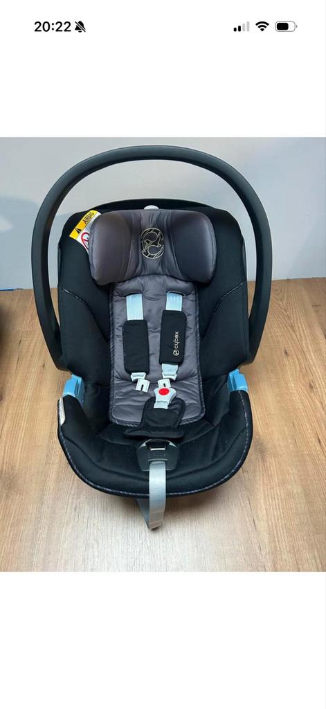 Cybex Aton 5 autostoel met Isofix base - Zo goed als nieuw, Overige merken, Autogordel of Isofix, Verstelbare rugleuning, Ophalen of Verzenden