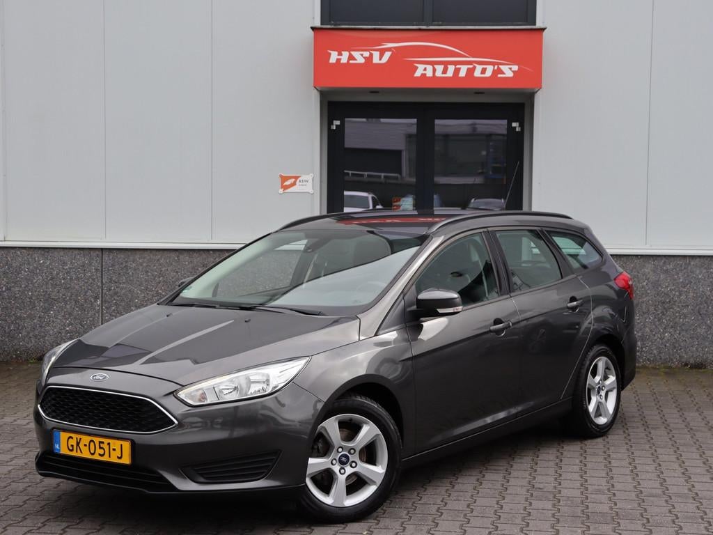 Ford Focus Wagon 1.0 Trend Edition navi LM airco org NL, Start-stop-systeem, 101 pk, Gebruikt, Euro 6