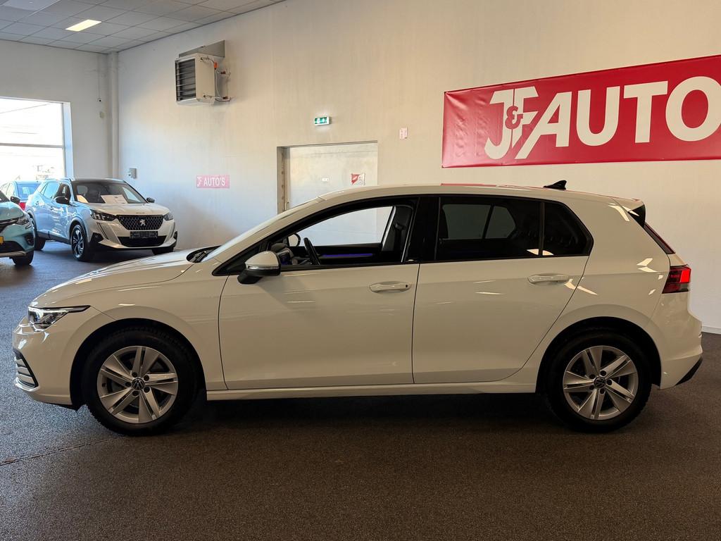 Volkswagen GOLF 1.0 TSI Business, CP NAVIGATIE, CRUISE, LED,, Auto's, Volkswagen, Voorwielaandrijving, Gebruikt, Alcantara, Wit