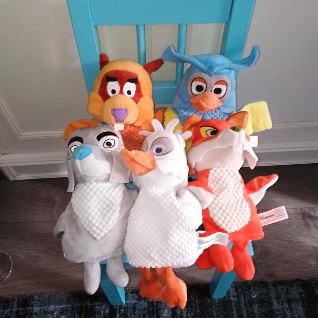 Complete serie Fabeltjeskrant handpoppen Plus, Plus, Ophalen of Verzenden