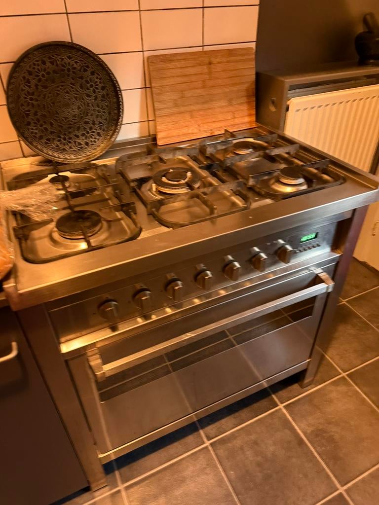 Gasfornuis, Witgoed en Apparatuur, Fornuizen, Ophalen, Gebruikt, 60 cm of meer, Gas