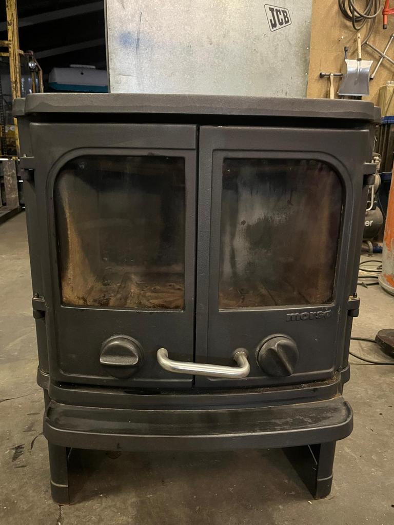 Morso convectie houtkachel, Huis en Inrichting, Kachels, Ophalen, Gebruikt, Houtkachel, Vrijstaand
