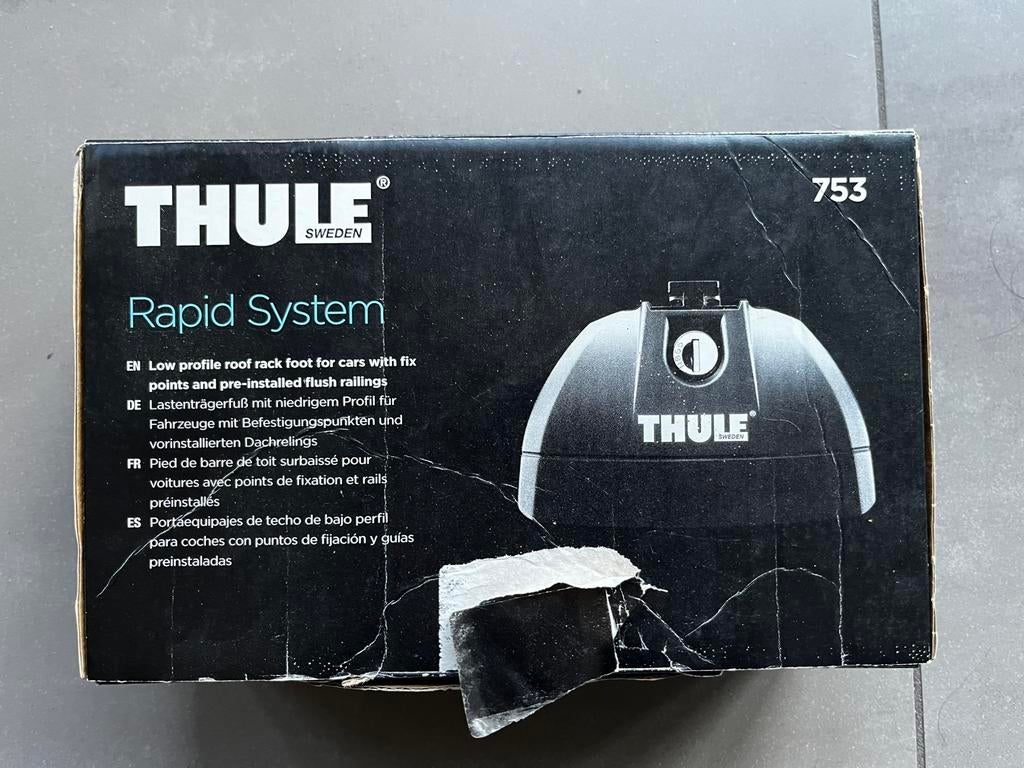 Thule autodakdrager 753 met squarebar (o.a. voor Audi A6), Ophalen, Zo goed als nieuw