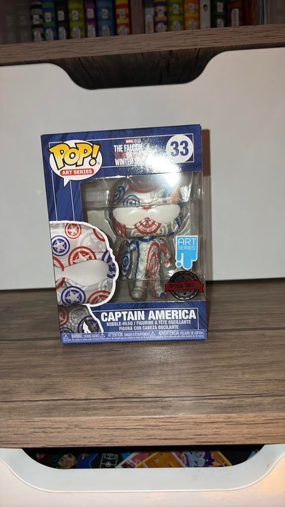Captain america funko pop, Ophalen of Verzenden, Zo goed als nieuw