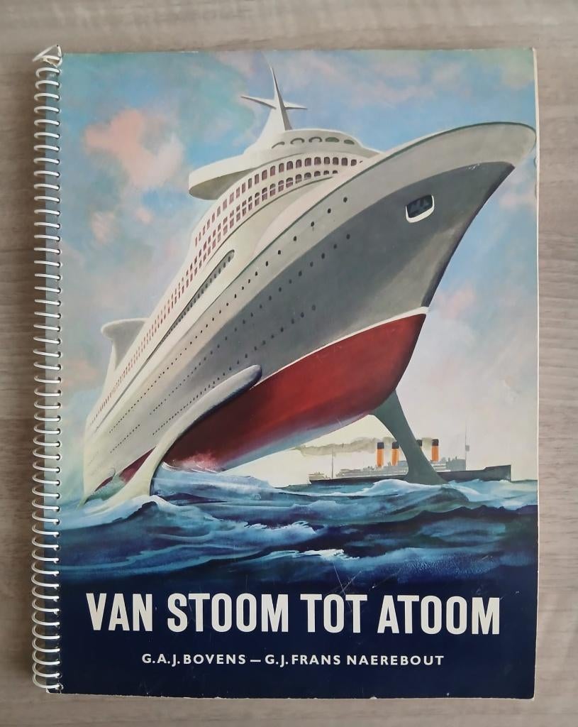 Van stoom tot atoom. Plaatjesalbum. G.A.J. Bovens 1961., Verzenden, Gelezen, G.A.J. Bovens, Plaatjesalbum