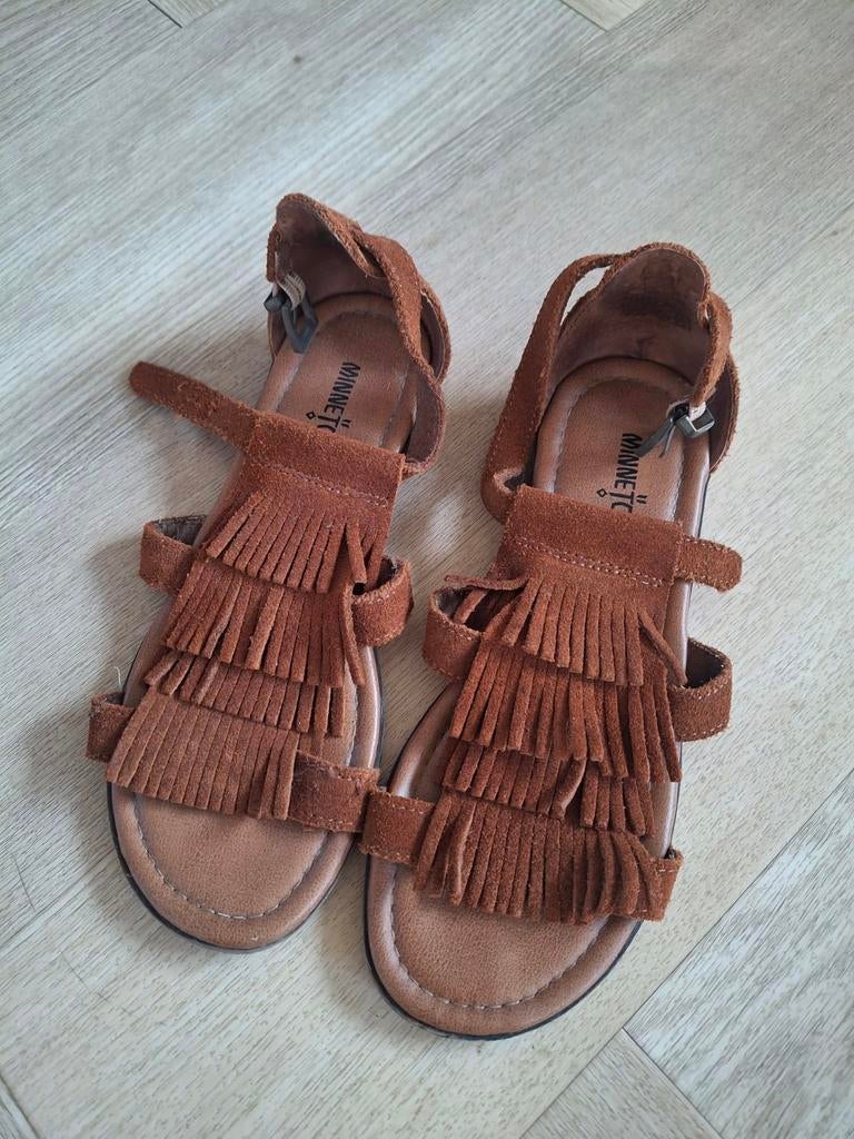 Minnetonka Sandalen Cognac Suède - Maat 36 - Nieuw, Ophalen of Verzenden, Nieuw