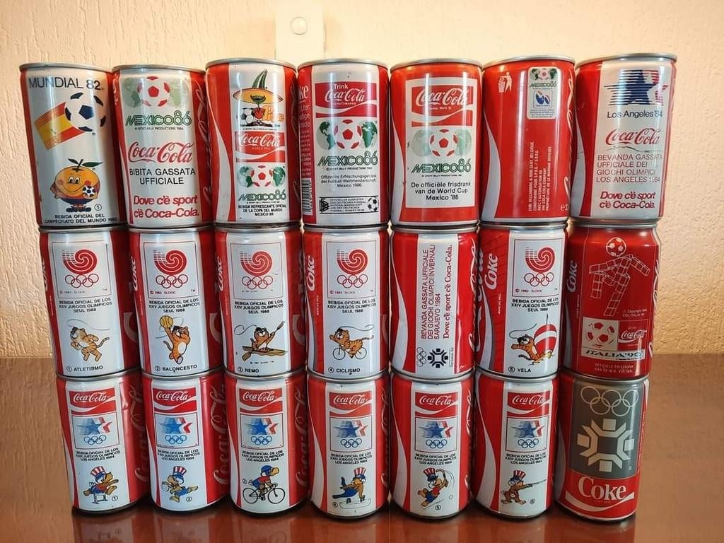 Gevraagd: lege Coca Cola blikjes fanta pepsi frisdrank, Ophalen of Verzenden, Gebruikt