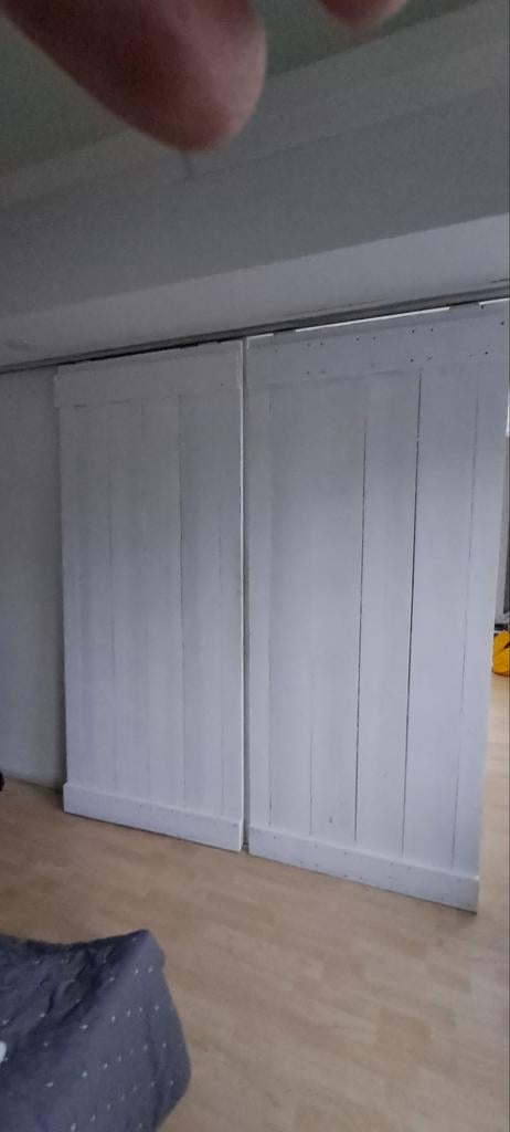 Schuifdeuren  staldeur schuurdeur robust 28mm dik ruw vuren, Ophalen, Tweepersoons