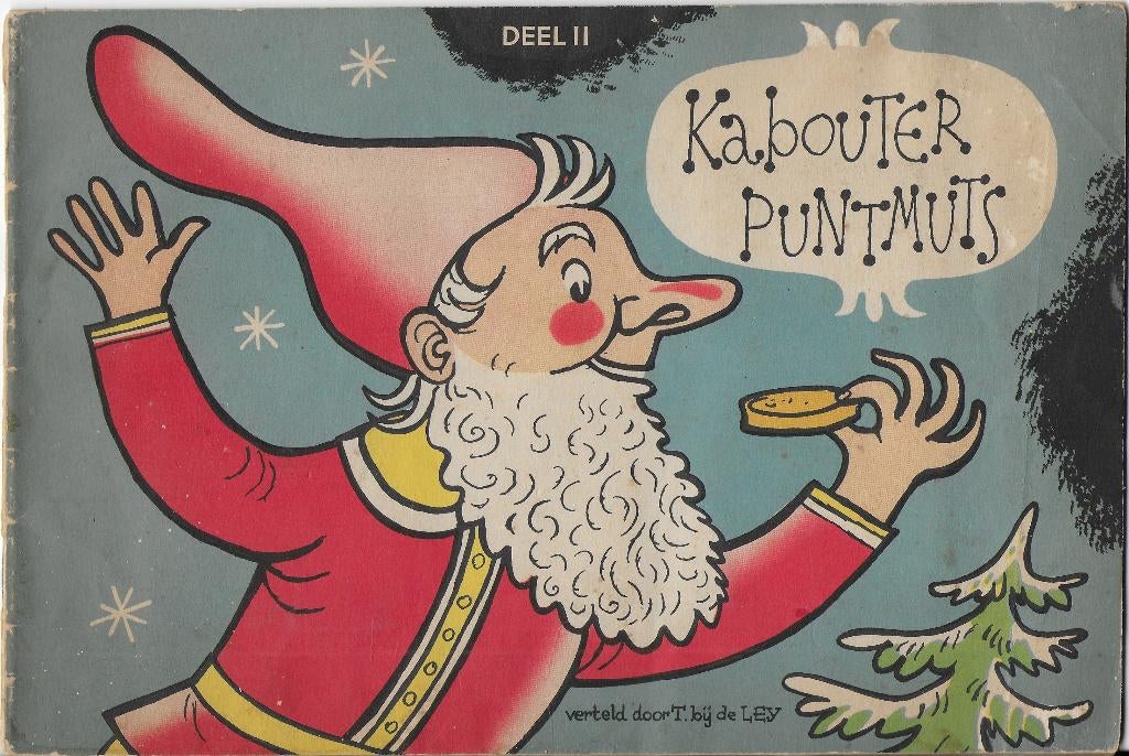 Oud plaatjes boek van Kabouter Puntmuts - Deel II, Ophalen of Verzenden, Gelezen